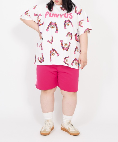 PUNYUS(プニュズ)の「【新サイズ】NAOMIチャン総柄Tシャツ(Tシャツ/カットソー・レディース・ホワイト・5/4/3/2/1)」の8枚目の写真