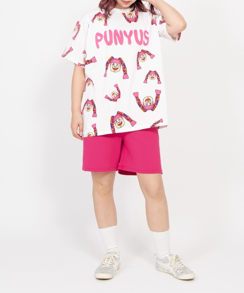 PUNYUS(プニュズ)の「【新サイズ】NAOMIチャン総柄Tシャツ(Tシャツ/カットソー・レディース・ホワイト・5/4/3/2/1)」の4枚目の写真