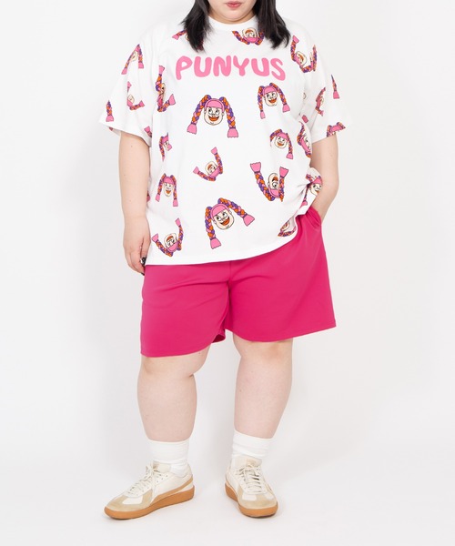 PUNYUS(プニュズ)の「【新サイズ】NAOMIチャン総柄Tシャツ(Tシャツ/カットソー・レディース・ホワイト・5/4/3/2/1)」の5枚目の写真