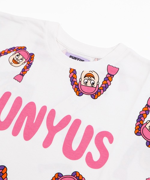 PUNYUS(プニュズ)の「【新サイズ】NAOMIチャン総柄Tシャツ(Tシャツ/カットソー・レディース・ホワイト・5/4/3/2/1)」の10枚目の写真