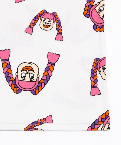 PUNYUS(プニュズ)の「【新サイズ】NAOMIチャン総柄Tシャツ(Tシャツ/カットソー・レディース・ホワイト・5/4/3/2/1)」の12枚目の写真