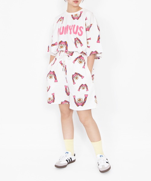 PUNYUS(プニュズ)の「【新サイズ】NAOMIチャン総柄Tシャツ(Tシャツ/カットソー・レディース・ホワイト・5/4/3/2/1)」の19枚目の写真