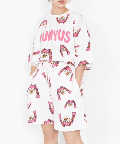 PUNYUS(プニュズ)の「【新サイズ】NAOMIチャン総柄Tシャツ(Tシャツ/カットソー・レディース・ホワイト・5/4/3/2/1)」の20枚目の写真