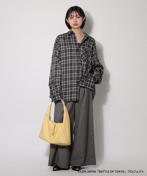 PAGEBOY（ページボーイ）の「【BATTLE OF TOKYO】Astro9 チェックシャツ（シャツ/ブラウス・レディース・ブラック/レッド・FREE）」の7枚目の写真