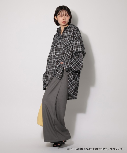 PAGEBOY（ページボーイ）の「【BATTLE OF TOKYO】Astro9 チェックシャツ（シャツ/ブラウス・レディース・ブラック/レッド・FREE）」の8枚目の写真