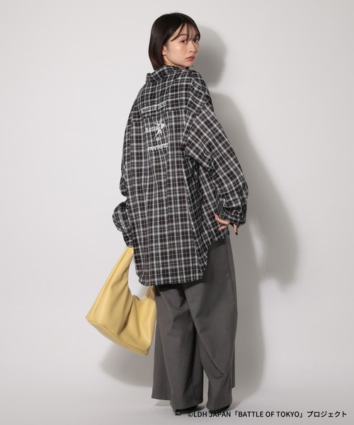 PAGEBOY（ページボーイ）の「【BATTLE OF TOKYO】Astro9 チェックシャツ（シャツ/ブラウス・レディース・ブラック/レッド・FREE）」の10枚目の写真