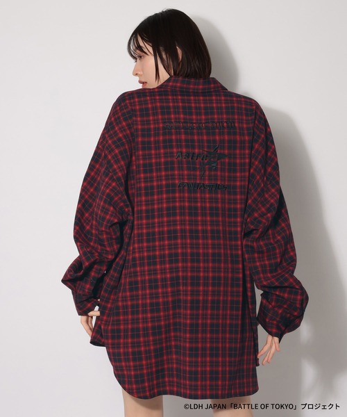 PAGEBOY（ページボーイ）の「【BATTLE OF TOKYO】Astro9 チェックシャツ（シャツ/ブラウス・レディース・ブラック/レッド・FREE）」の11枚目の写真