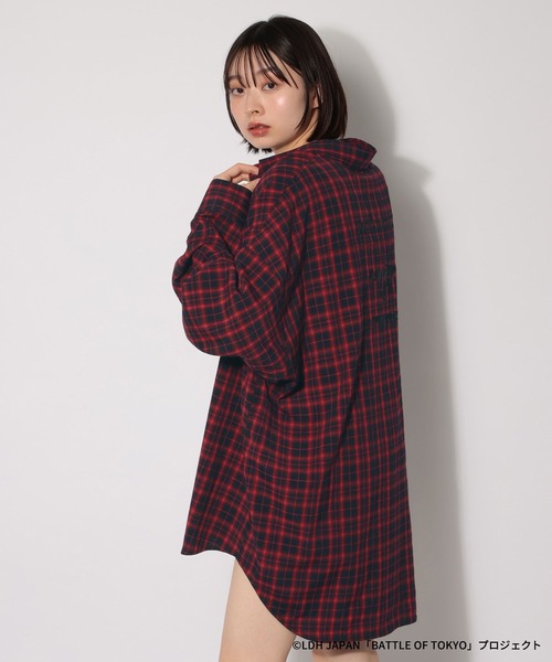 PAGEBOY（ページボーイ）の「【BATTLE OF TOKYO】Astro9 チェックシャツ（シャツ/ブラウス・レディース・ブラック/レッド・FREE）」の13枚目の写真
