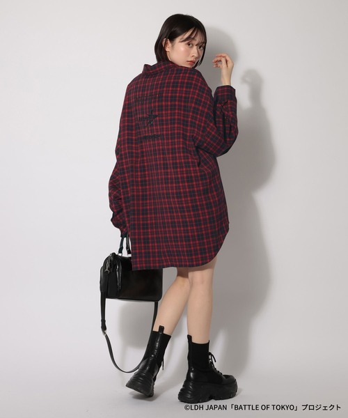 PAGEBOY（ページボーイ）の「【BATTLE OF TOKYO】Astro9 チェックシャツ（シャツ/ブラウス・レディース・ブラック/レッド・FREE）」の16枚目の写真