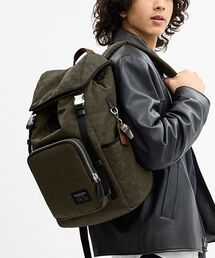 COACH | ローガン バックパック・シグネチャー ナイロン(バックパック/リュック)