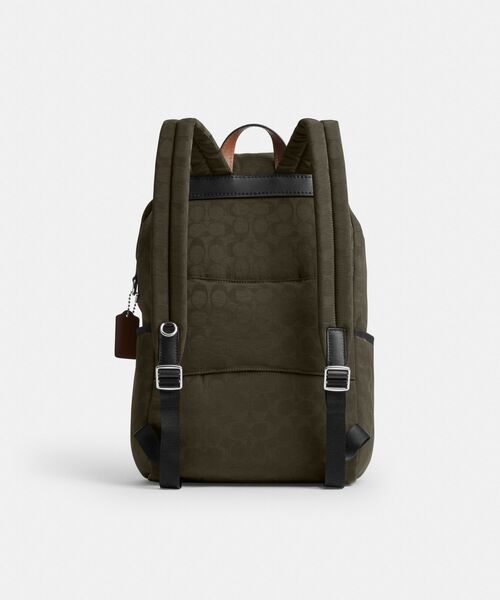 COACH（コーチ）の「ローガン バックパック・シグネチャー ナイロン（バックパック/リュック・メンズ・グリーン系その他・ONE）」の6枚目の写真