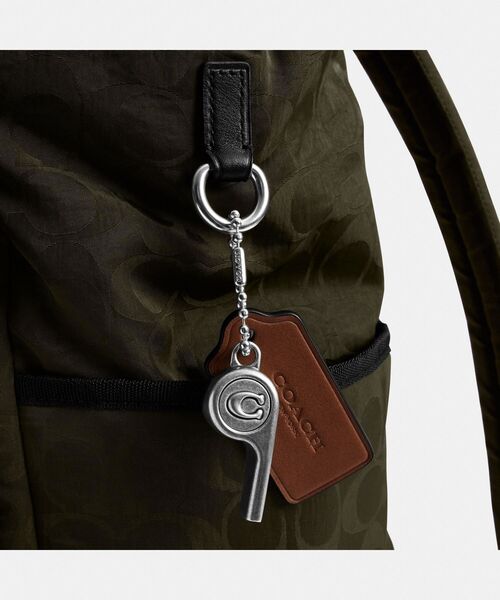 COACH（コーチ）の「ローガン バックパック・シグネチャー ナイロン（バックパック/リュック・メンズ・グリーン系その他・ONE）」の7枚目の写真