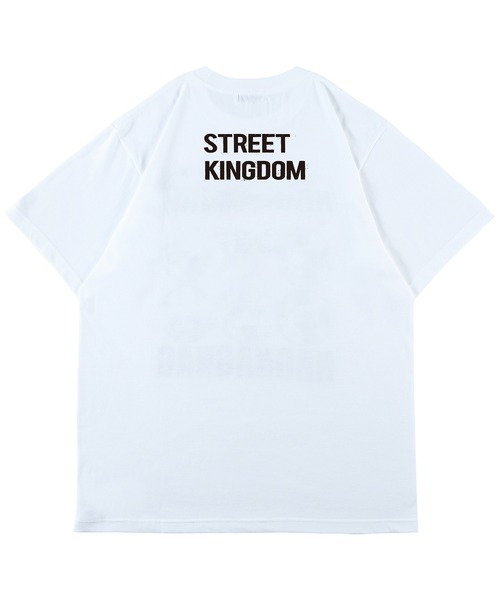 MEDICOM TOY(メディコムトイ)の「MLE ストリート・キングダム LIZARD(モモヨ) TEE(Tシャツ/カットソー・メンズ・ホワイト/ブラック・SMALL/MEDIUM/LARGE/X-LARGE)」の3枚目の写真