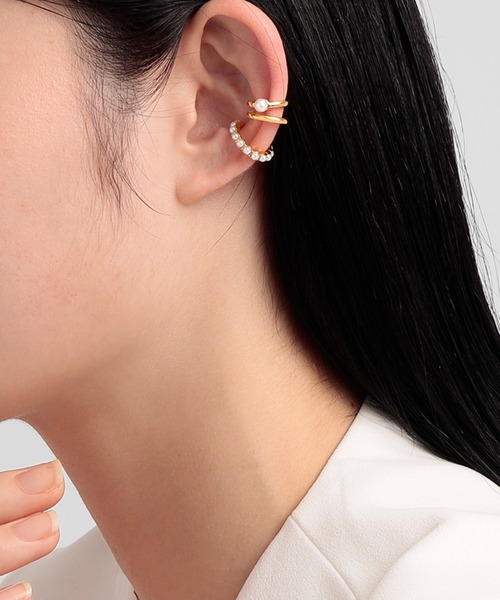 PEARL_イヤーカフ セット（イヤーカフ）｜PLUS VENDOME（プラス ヴァン