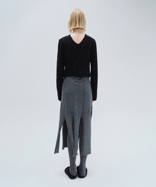 DIAGONAL(ダイアゴナル)の「V NECK LACE UP KNIT (black)(ニット/セーター・レディース・その他・FREE)」の8枚目の写真