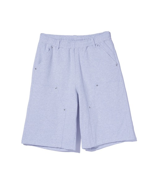 XLARGE(エクストララージ)の「OG DOUBLE KNEE SHORT PANTS(スウェットパンツ・メンズ・パープル/ブラック/アッシュ・S/M/L/XL)」の18枚目の写真