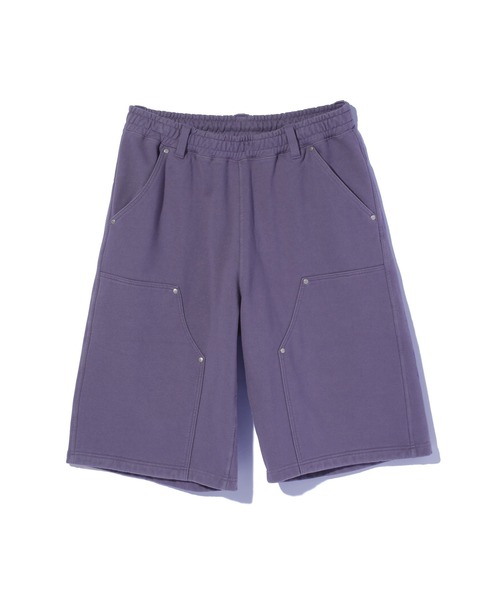 XLARGE(エクストララージ)の「OG DOUBLE KNEE SHORT PANTS(スウェットパンツ・メンズ・パープル/ブラック/アッシュ・S/M/L/XL)」の16枚目の写真