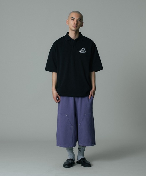 XLARGE(エクストララージ)の「OG DOUBLE KNEE SHORT PANTS(スウェットパンツ・メンズ・パープル/ブラック/アッシュ・S/M/L/XL)」の14枚目の写真