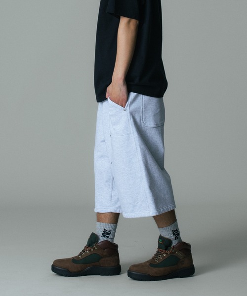 XLARGE(エクストララージ)の「OG DOUBLE KNEE SHORT PANTS(スウェットパンツ・メンズ・パープル/ブラック/アッシュ・S/M/L/XL)」の10枚目の写真