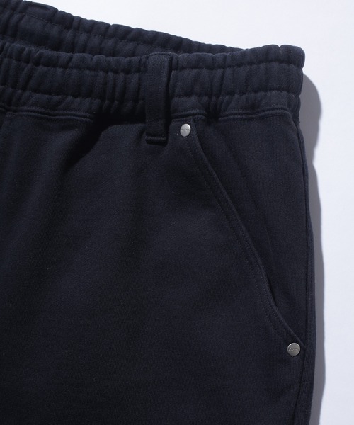 XLARGE(エクストララージ)の「OG DOUBLE KNEE SHORT PANTS(スウェットパンツ・メンズ・パープル/ブラック/アッシュ・S/M/L/XL)」の5枚目の写真