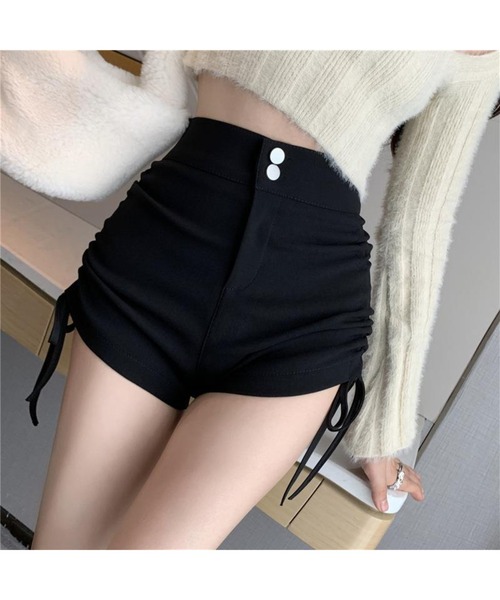 Bling Leads(ブリングリーズ)の「【Bls】 【ZL】【Bling Leads】ドローストリングホットパンツ(その他パンツ・レディース・ブラック・FREE)」の1枚目の写真