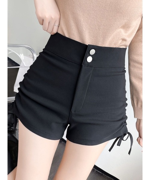 Bling Leads(ブリングリーズ)の「【Bls】 【ZL】【Bling Leads】ドローストリングホットパンツ(その他パンツ・レディース・ブラック・FREE)」の6枚目の写真