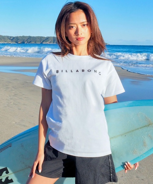 BILLABONG(ビラボン)の「BILLABONG/ビラボン 半袖 Tシャツ 接触冷感 遮熱 UVカット BG01C200(Tシャツ/カットソー・レディース・バイオレット/ブラック/ホワイト・M/L)」の1枚目の写真