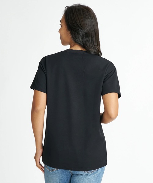 BILLABONG(ビラボン)の「BILLABONG/ビラボン 半袖 Tシャツ 接触冷感 遮熱 UVカット BG01C200(Tシャツ/カットソー・レディース・バイオレット/ブラック/ホワイト・M/L)」の6枚目の写真
