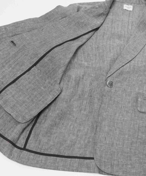 URBAN RESEARCH DOORS（アーバンリサーチドアーズ）の「ヘリンボーンリネンジャケット（その他アウター・レディース・グレー系その他・FREE）」の14枚目の写真