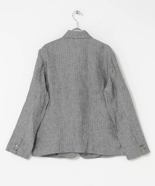 URBAN RESEARCH DOORS（アーバンリサーチドアーズ）の「ヘリンボーンリネンジャケット（その他アウター・レディース・グレー系その他・FREE）」の15枚目の写真