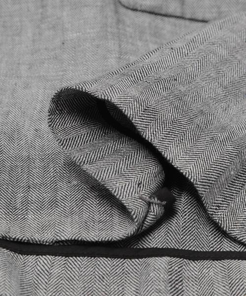 URBAN RESEARCH DOORS（アーバンリサーチドアーズ）の「ヘリンボーンリネンジャケット（その他アウター・レディース・グレー系その他・FREE）」の16枚目の写真