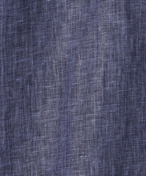 BOURRIENNE ParisX(ブリエンヌパリディス)の「BOURRIENNE PASTEL リネン ラッフルカラーシャツ(シャツ/ブラウス・レディース・ダークブルー・34)」の11枚目の写真