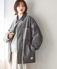 セール】【EPNK】Asymmetry collar blouson / アシンメトリーカラー 