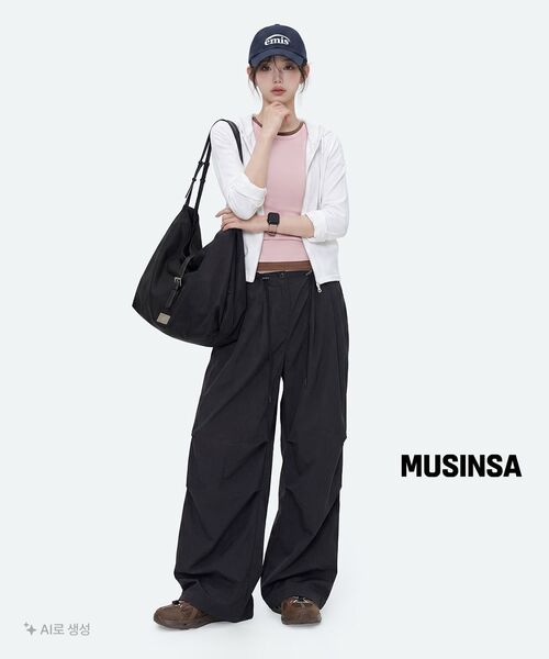 MUSINSA STANDARD WOMAN（ムシンサスタンダードウーマン）の「[UVプロテクション] ウィメンズクーリングジャージフード付きジップアップ [ホワイト]（パーカー・レディース・その他・X-SMALL/SMALL/MEDIUM/LARGE）」の10枚目の写真