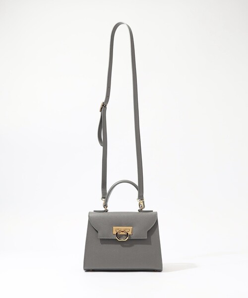 CARBOTTI(カルボッティ)の「CARBOTTI ERIKA ハンドバッグ(ハンドバッグ・レディース・チャコールグレー/ブラック/グレイッシュベージュ/アイボリー・FREE)」の22枚目の写真