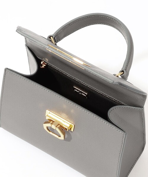 CARBOTTI(カルボッティ)の「CARBOTTI ERIKA ハンドバッグ(ハンドバッグ・レディース・チャコールグレー/ブラック/グレイッシュベージュ/アイボリー・FREE)」の19枚目の写真