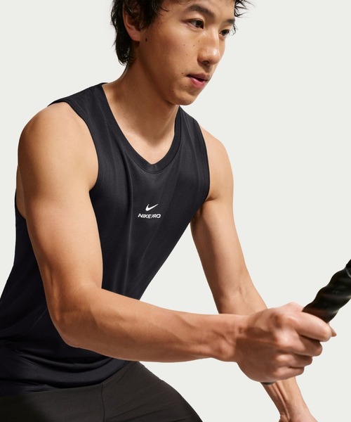 NIKE(ナイキ)の「ナイキ NIKE ナイキ NP DF NPT TANK(タンクトップ・メンズ・ブラック/グリーン・M/L/LL/S/3L)」の7枚目の写真