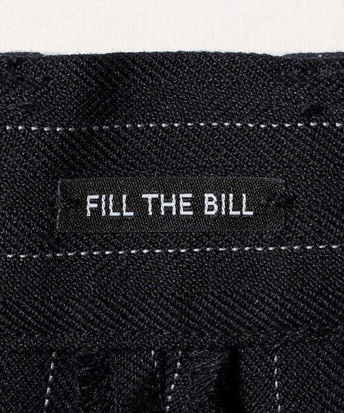 FILL THE BILL(フィルザビル)の「<FILL THE BILL>ストライプ ワイド ハーフパンツ(その他パンツ・レディース・ブラック・1/0)」の9枚目の写真
