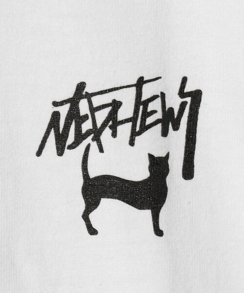 The DUFFER N NEPHEWS(ザ ダファーアンドネフューズ)の「<The DUFFER N NEPHEWS> CAT T WHT TEE/Tシャツ(Tシャツ/カットソー・メンズ・ホワイト・S/M)」の5枚目の写真