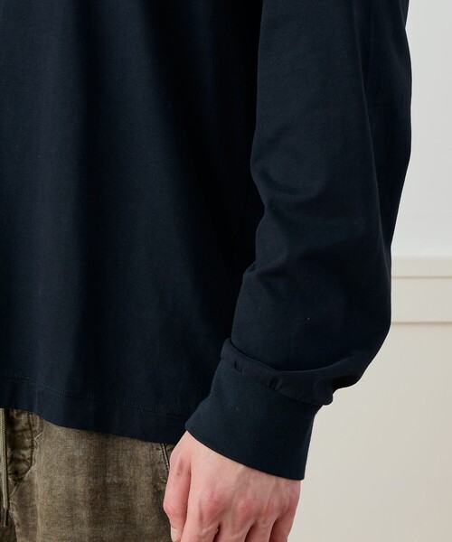 JAMES PERSE(ジェームスパース)の「ヘビーラックスジャージー ロングスリーブTシャツ MLOJ3771(Tシャツ/カットソー・メンズ・ホワイト/ブラック・1/2)」の10枚目の写真