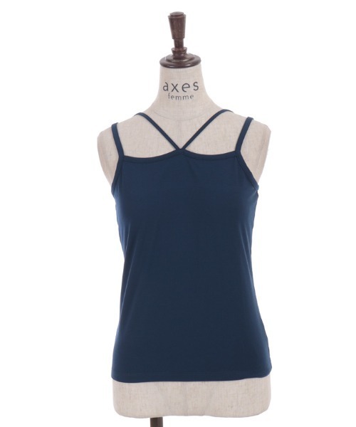 axes femme（アクシーズファム）の「インナー付グラデシアトップス（Tシャツ/カットソー・レディース・ネイビー/ブラウン/ブラック・FREE）」の8枚目の写真