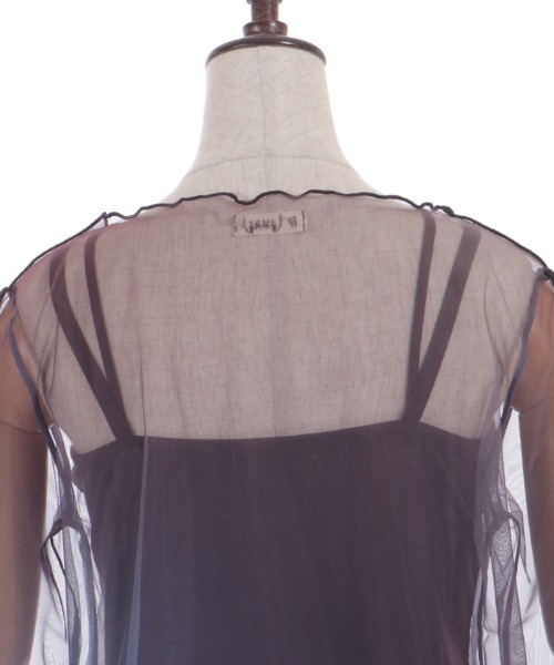 axes femme（アクシーズファム）の「インナー付グラデシアトップス（Tシャツ/カットソー・レディース・ネイビー/ブラウン/ブラック・FREE）」の16枚目の写真
