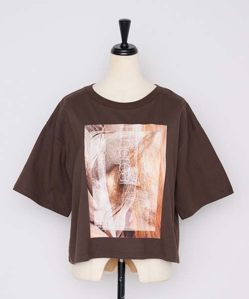 【汗染み防止】ニュアンスフォトTシャツ