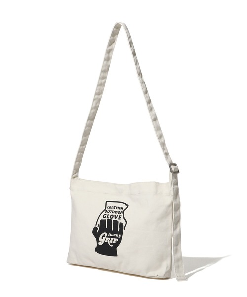 GRIP SWANY(グリップスワニー)の「【GSUB-167】 GLOVE LOGO SACOCHE(ショルダーバッグ・メンズ・ナチュラル/ブラック・FREE)」の3枚目の写真