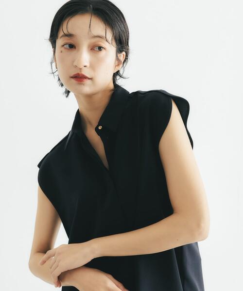URBAN RESEARCH ROSSO WOMEN（アーバンリサーチ　ロッソ）の「クールタッチ 防シワ シャツブラウス（シャツ/ブラウス・レディース・ミント/ブルー系その他/ベージュ系その他・FREE）」の11枚目の写真