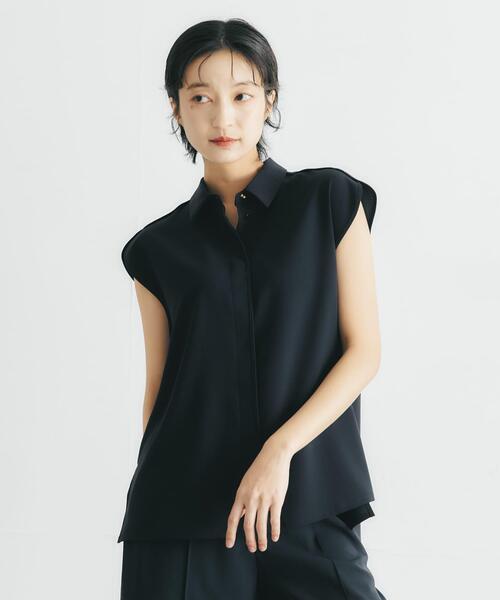 URBAN RESEARCH ROSSO WOMEN（アーバンリサーチ　ロッソ）の「クールタッチ 防シワ シャツブラウス（シャツ/ブラウス・レディース・ミント/ブルー系その他/ベージュ系その他・FREE）」の12枚目の写真