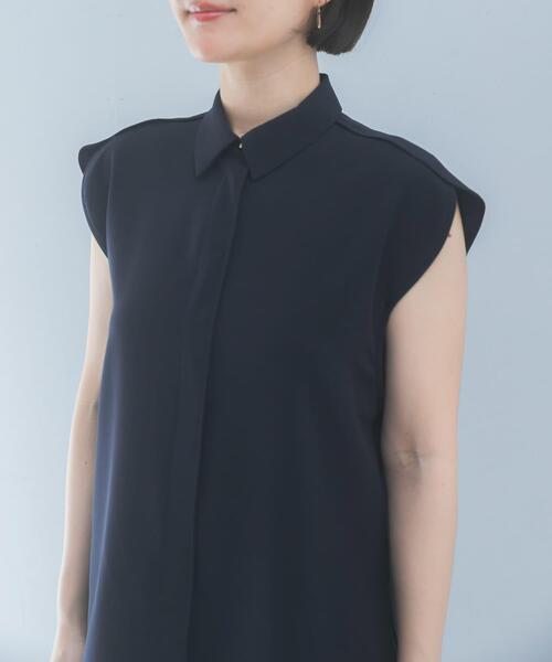 URBAN RESEARCH ROSSO WOMEN（アーバンリサーチ　ロッソ）の「クールタッチ 防シワ シャツブラウス（シャツ/ブラウス・レディース・ミント/ブルー系その他/ベージュ系その他・FREE）」の17枚目の写真