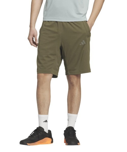 adidas(アディダス)の「アディダス adidas クール タッチ レギュラーフィット ステルス スリーバー 9インチ ショーツ(その他パンツ・メンズ・オリーブ/ブラック/ダークブルー・S/M/L/LL/3L)」の1枚目の写真