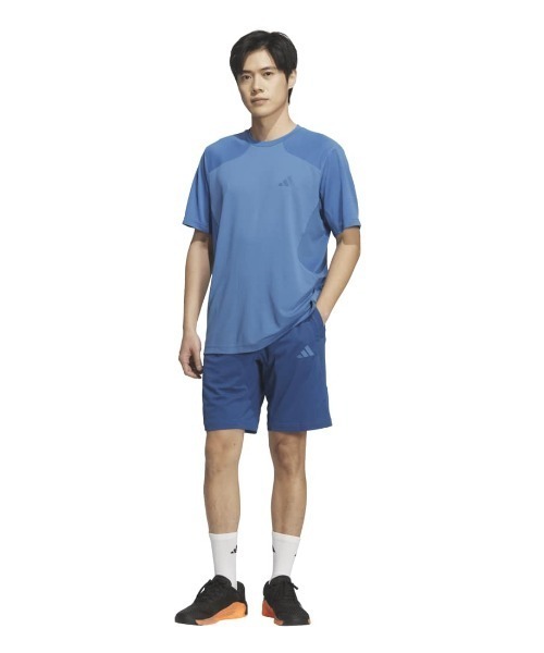 adidas(アディダス)の「アディダス adidas クール タッチ レギュラーフィット ステルス スリーバー 9インチ ショーツ(その他パンツ・メンズ・オリーブ/ブラック/ダークブルー・S/M/L/LL/3L)」の6枚目の写真
