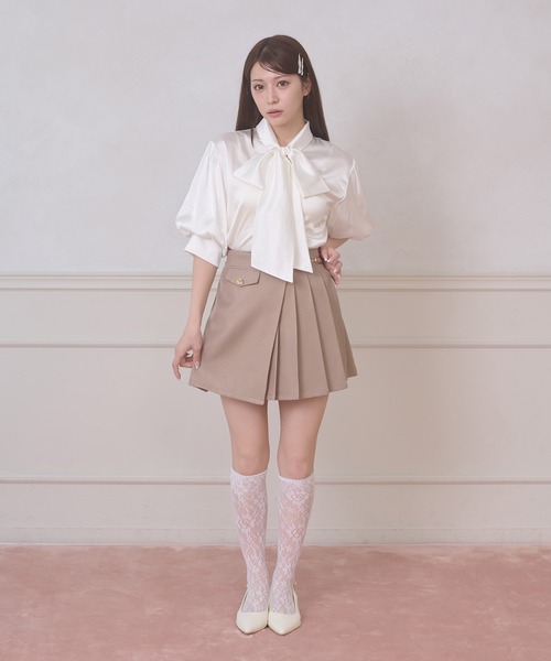 Ambre Neige(アンブルネージュ)の「assortment bow tie blouse / アソートボウタイブラウス(シャツ/ブラウス・レディース・オフホワイト/ライトブルー/その他/ネイビー・FREE)」の17枚目の写真